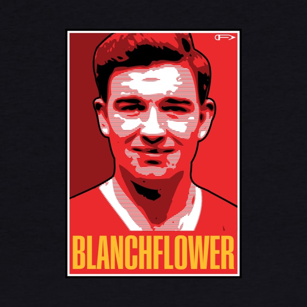 Blanchflower - MUFC by David Foy Art